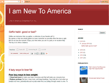 Tablet Screenshot of iamnew2america.com